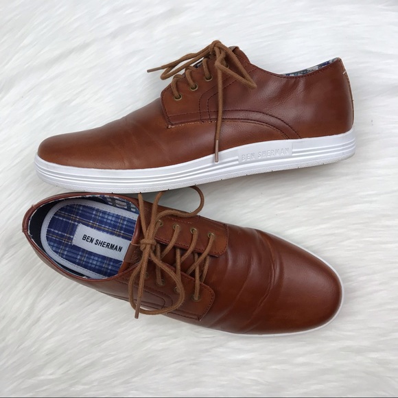 Ben Sherman Other - Ben Sherman Preston Oxford Sneaker Tan Size 11 EUC